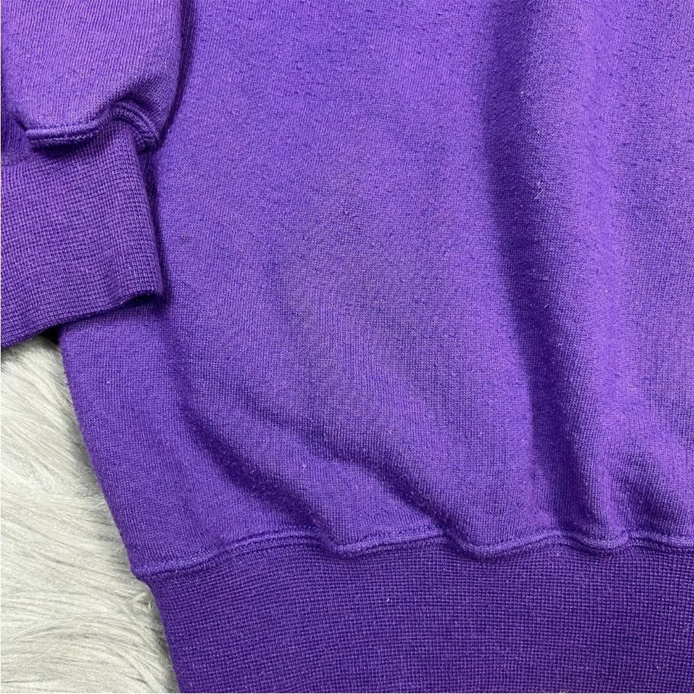 Vintage University Of Portland Oregon Purple White Crewneck Sweater